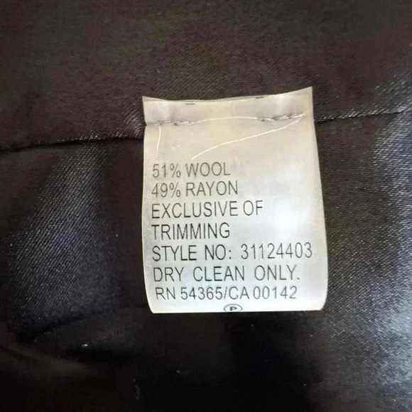 PETER NYGARD Beaded Jacket Size 16 Black With Purple Pearls And Grey White Stone - Picture 6 of 6